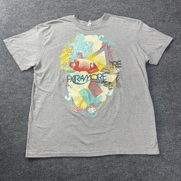Y2K Paramore Band T Shirt Merch Rock Punk Alternative Band Tee Early 2000s Sz XL - Picture 2 of 10